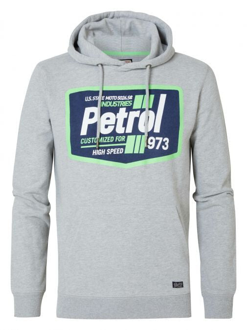 B-WARE PETROL INDUSTRIES HERREN PULLOVER GR.XXXL FARBE LIGHT GREY MELEE