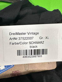 B-WARE DREIMASTER VINTAGE HERREN ÜBERGANGSJACKE Gr. XL Farbe Schwarz