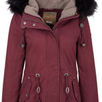 B-WARE DREIMASTER DAMEN ANORAK Gr XL Farbe Bordeaux