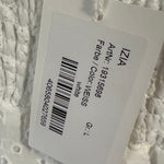 B-WARE IZIA DAMEN MAXIKLEID GR.L FARBE WEISS