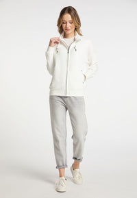 B-WARE DREIMASTER VINTAGE DAMEN SWEATJACKE GR.M FARBE NATURWEISS