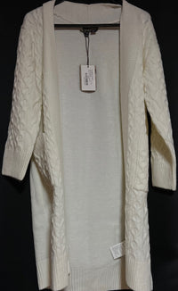 B-WARE DreiMaster Vintage Damen Strickjacke Gr. M/L Farbe Wollweiss