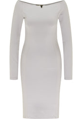 B-WARE FAINA DAMEN KLEID Gr. M Farbe Grau