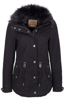 B-WARE DREIMASTER DAMEN ANORAK Gr. XL Farbe Schwarz
