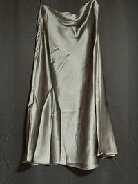 B-WARE DreiMaster Klassik Damen A-Linienrock Gr. XS Farbe Grau Oliv