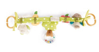 Nici 48512 Kinderwagenkette Hase und Eule 40cm mit 5 Figuren | My First NICI