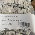 B-WARE FAINA DAMEN JACKE Gr. XS Farbe Champagner