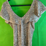 B-WARE FAINA DAMEN TOP Gr. M Farbe Gold