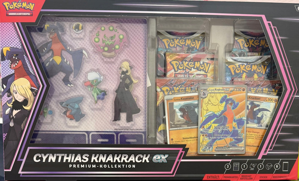 Pokémon Cynthias Knackrack Ex Premium Kollektion Deutsch