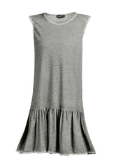 B-WARE DREIMASTER VINTAGE DAMEN KLEID GR.M FARBE DUNKELGRAU