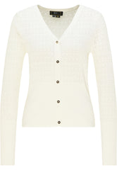 B-WARE FAINA DAMEN STRICKJACKE Gr. XS/S Farbe Wollweiss