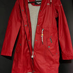 B-WARE Schmuddelwedda Damen Regenmantel Gr. XS Farbe Rot
