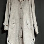 B-WARE DreiMaster Vintage Damen Übergangsmantel Gr. S Farbe Grau Melange