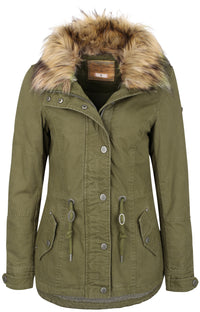 B-WARE DREIMASTER DAMEN ANORAK Gr. XL Farbe Oliv
