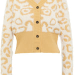 B-WARE FAINA DAMEN STRICKJACKE Gr. M/L Farbe Wollweiss Hellkamel