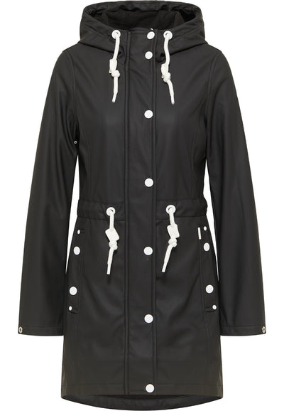 B-WARE ICEBOUND DAMEN ÜBERGANGSMANTEL Gr.S Farbe Schwarz