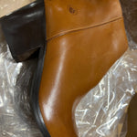 B-WARE Dreimaster Vintage Damen Schuhe Gr. 39 Farbe Cognac