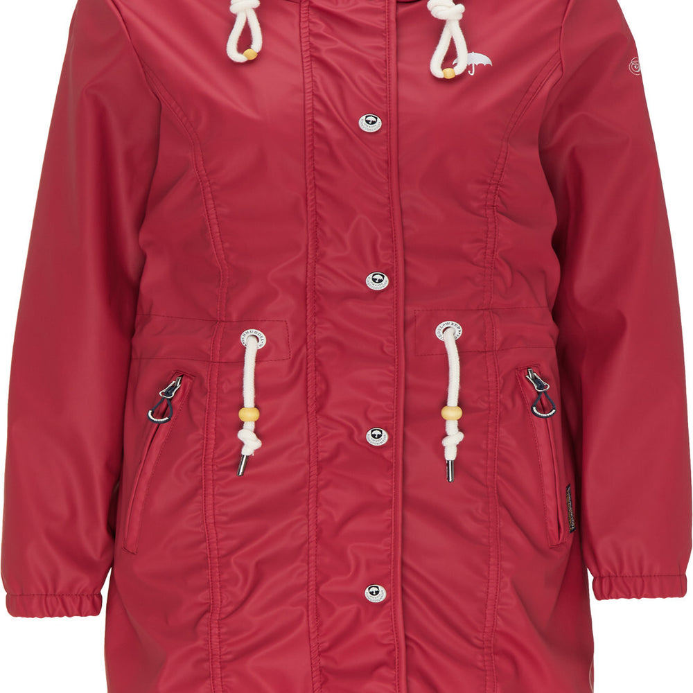 B-WARE SCHMUDDELWEDDA DAMEN PARKA Gr.S Farbe Rot