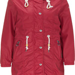 B-WARE SCHMUDDELWEDDA DAMEN PARKA Gr.S Farbe Rot