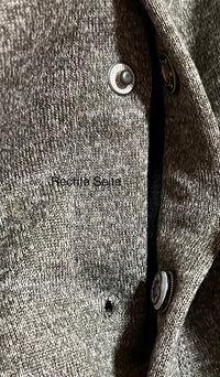 B-WARE Schmuddelwedda Herren Funktionsjacke aus Strickfleece Gr.M Farbe Grau Me