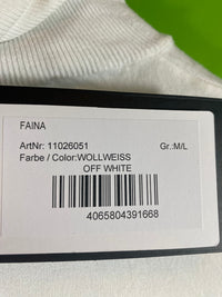 B-WARE FAINA DAMEN PULLOVER Gr. M/L Farbe Wollweiss