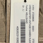 B-WARE DREIMASTER VINTAGE DAMEN KLEID GR.L FARBE HELLSAND