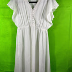 B-WARE USHA FESTIVAL DAMEN SOMMERKLEID Gr. L Farbe Wollweiss