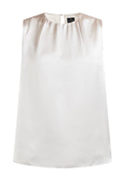 B-WARE DreiMaster Klassik Damen Kurzarmbluse Gr.S Farbe Hellbeige