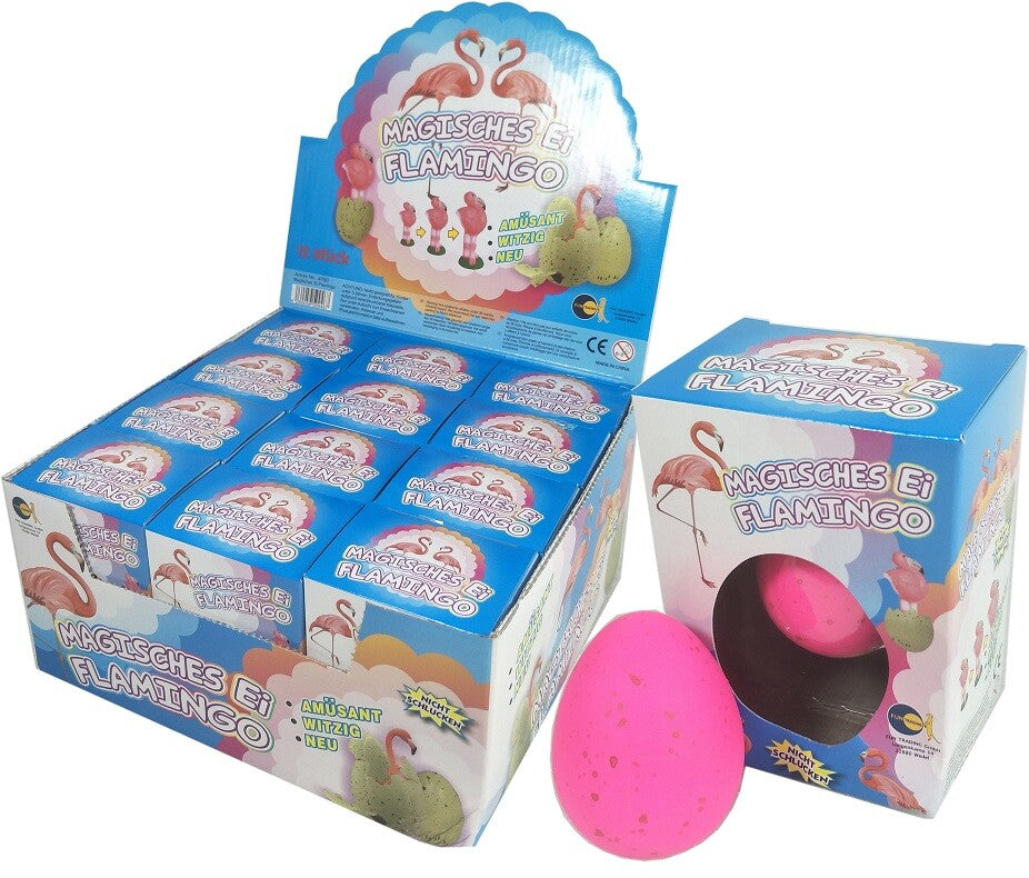 1x Magisches Jumbo Ei "Flamingo"