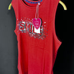 B-WARE MYMO DAMEN TOP GR.S FARBE ROT