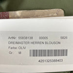 B-WARE DREIMASTER HERREN BLOUSON Gr. M Farbe Oliv