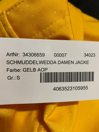 B-WARE SCHMUDDELWEDDA DAMEN JACKE Gr.S Farbe GELB AOP