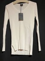 B-WARE DREIMASTER KLASSIK DAMEN PULLOVER Gr. XS/S Farbe WOLLWEISS