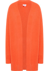 B-WARE IZIA DAMEN OFFENER STRICK CARDIGAN GR.M/L FARBE ORANGE