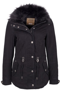 B-WARE DREIMASTER DAMEN ANORAK Gr. XL Farbe Schwarz