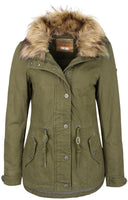 B-WARE DREIMASTER DAMEN ANORAK Gr. XL Farbe Oliv