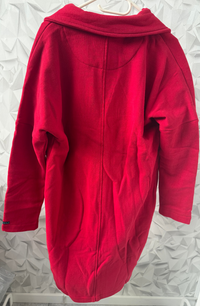 B-WARE Sweatmantel Gr.M Farbe Dunkelrot