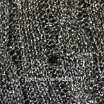 B-WARE FAINA DAMEN STRICKJACKE Gr. L/XL Farbe Silber