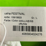 B-WARE USHA FESTIVAL DAMEN SOMMERKLEID Gr. L Farbe Wollweiss