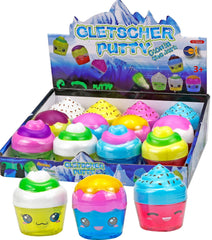 1 Gletscher Putty -nachtleuchtend - Knet-Spaß mit tollem Glow in the Dark Effekt