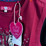 B-WARE MYMO DAMEN TOP GR.S FARBE ROT