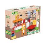 BiOBUDDi Bausteine Set Restaurant 25-teilig BB-0141