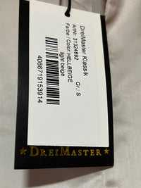 B-WARE DreiMaster Klassik Damen Kurzarmbluse Gr.S Farbe Hellbeige