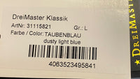 B-WARE DREIMASTER KLASSIK DAMEN JUMPER Gr.L Farbe TAUBENBLAU