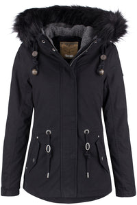B-WARE DREIMASTER DAMEN ANORAK Gr. XS Farbe Schwarz