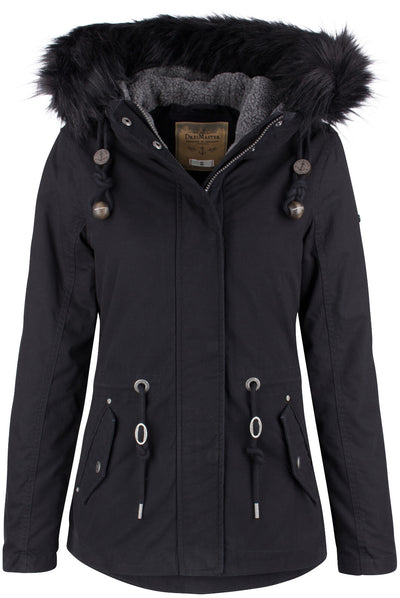 B-WARE DREIMASTER DAMEN ANORAK Gr. XS Farbe Schwarz