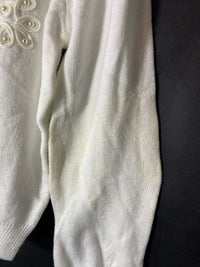 B-WARE FAINA DAMEN STRICKPULLOVER Farbe: Weiss Grösse: M/L
