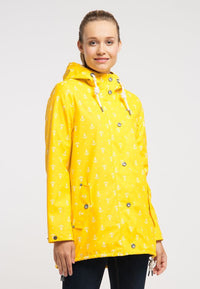 B-WARE SCHMUDDELWEDDA DAMEN BLOUSON GR.L FARBE GELB AOP