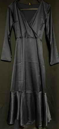B-WARE DreiMaster Klassik Damen Blusenkleid Gr. S Farbe Marine