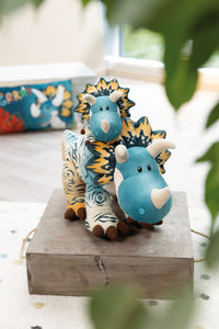 Nici GREEN Kuscheltier Dino Cerastupsy ❘ stehend 20 cm